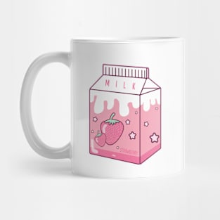 Japanese aesthetics kawaii strawberry milk Mug